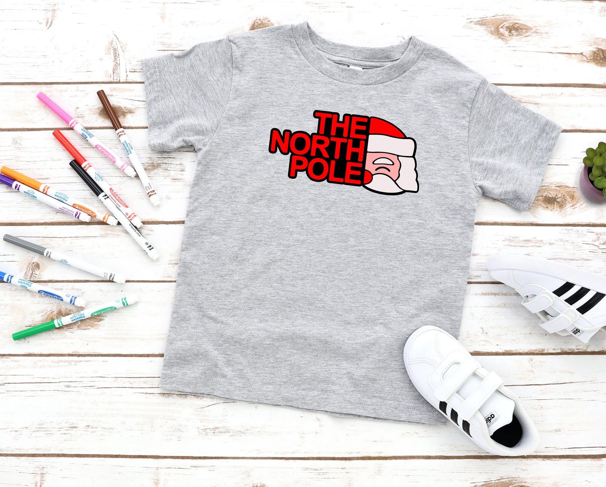 Wholesale KIDS The North Pole Graphic Tee - White Tee