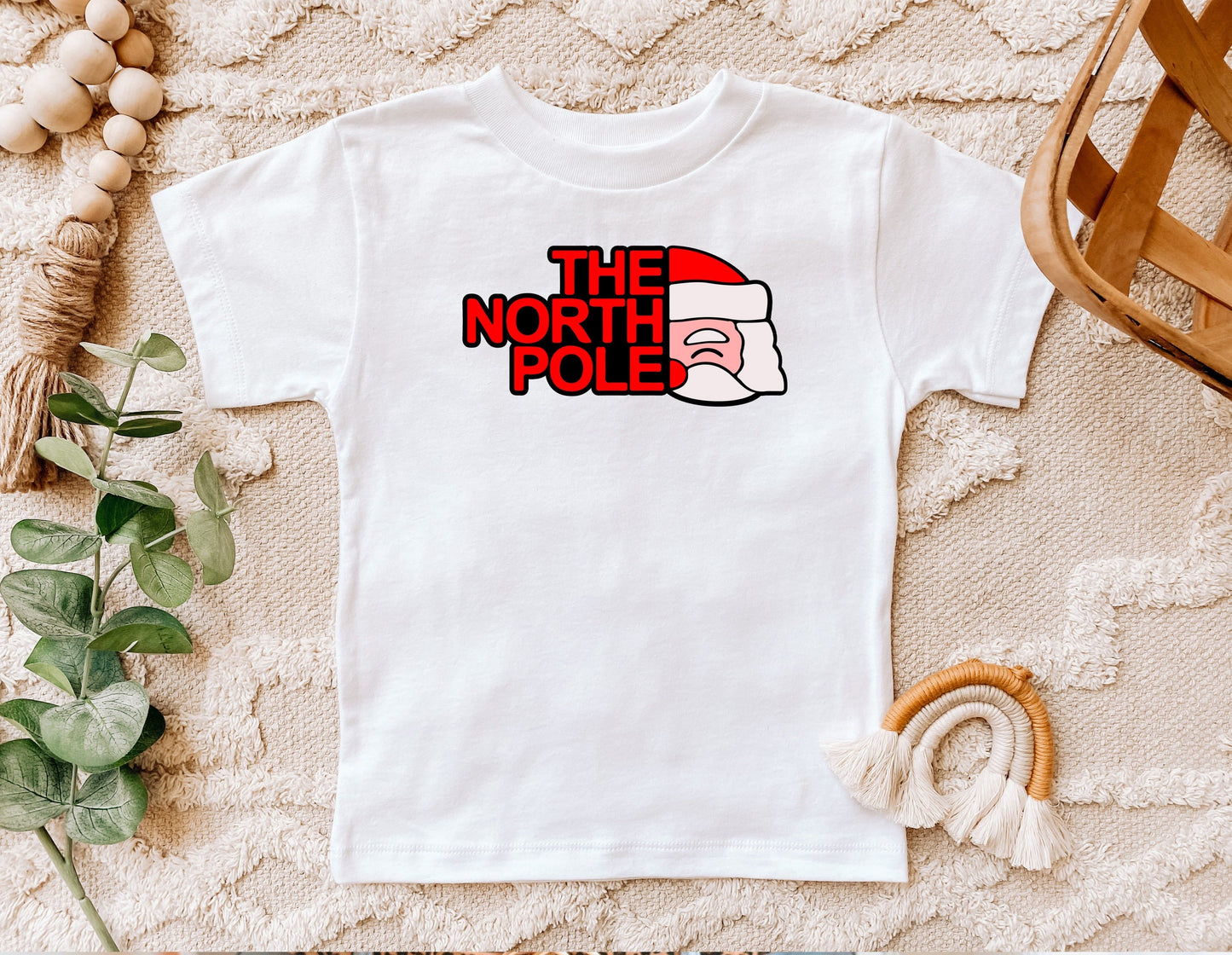 Wholesale KIDS The North Pole Graphic Tee - Grey Tee