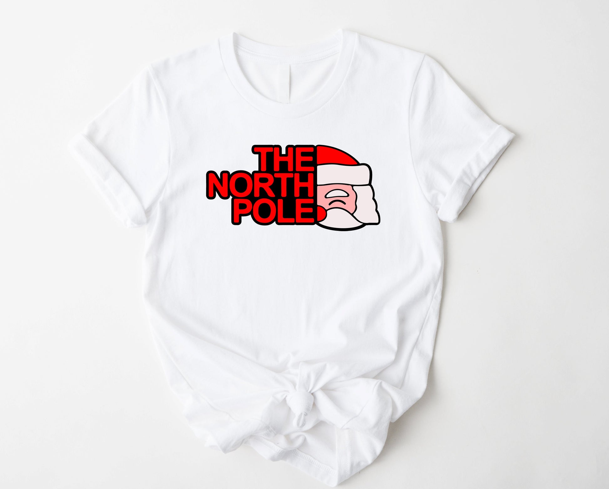 Wholesale The North Pole Graphic Tee - White Tee