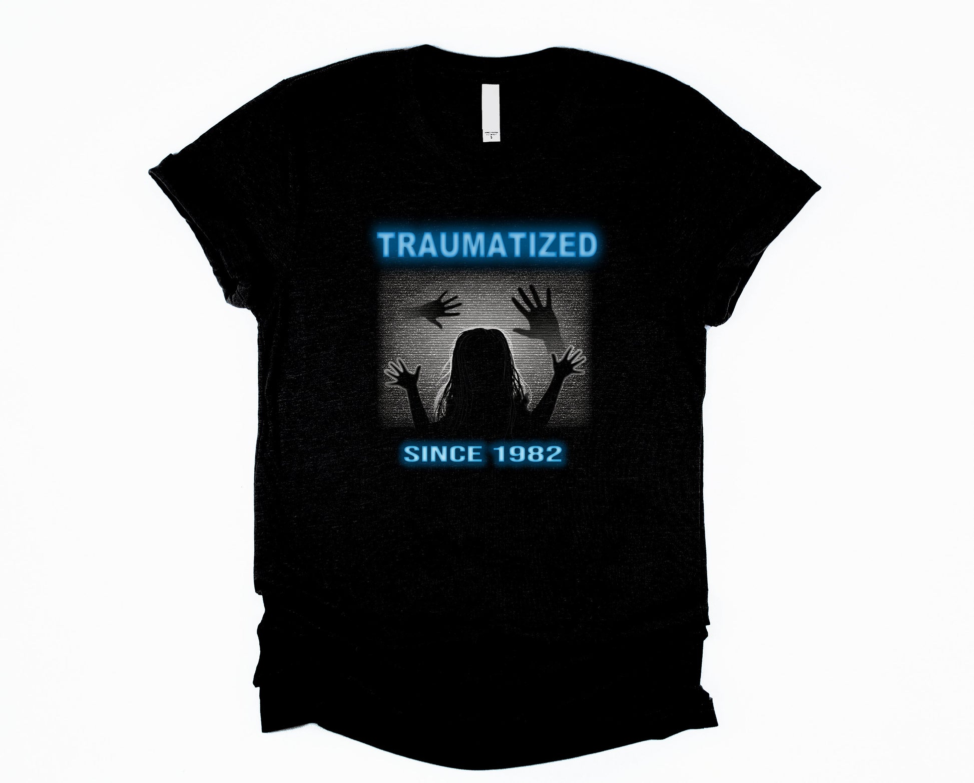 Wholesale Traumatized since 1982 Graphic Tee - Black