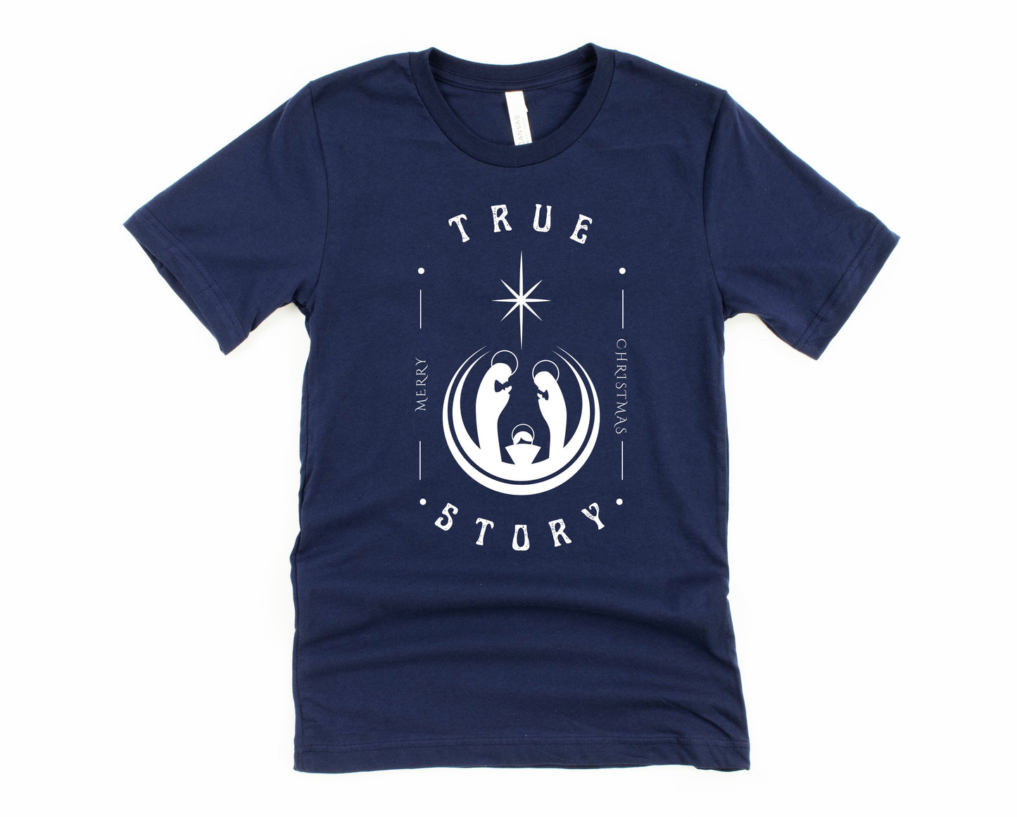 Wholesale True Story Graphic Tee - Navy