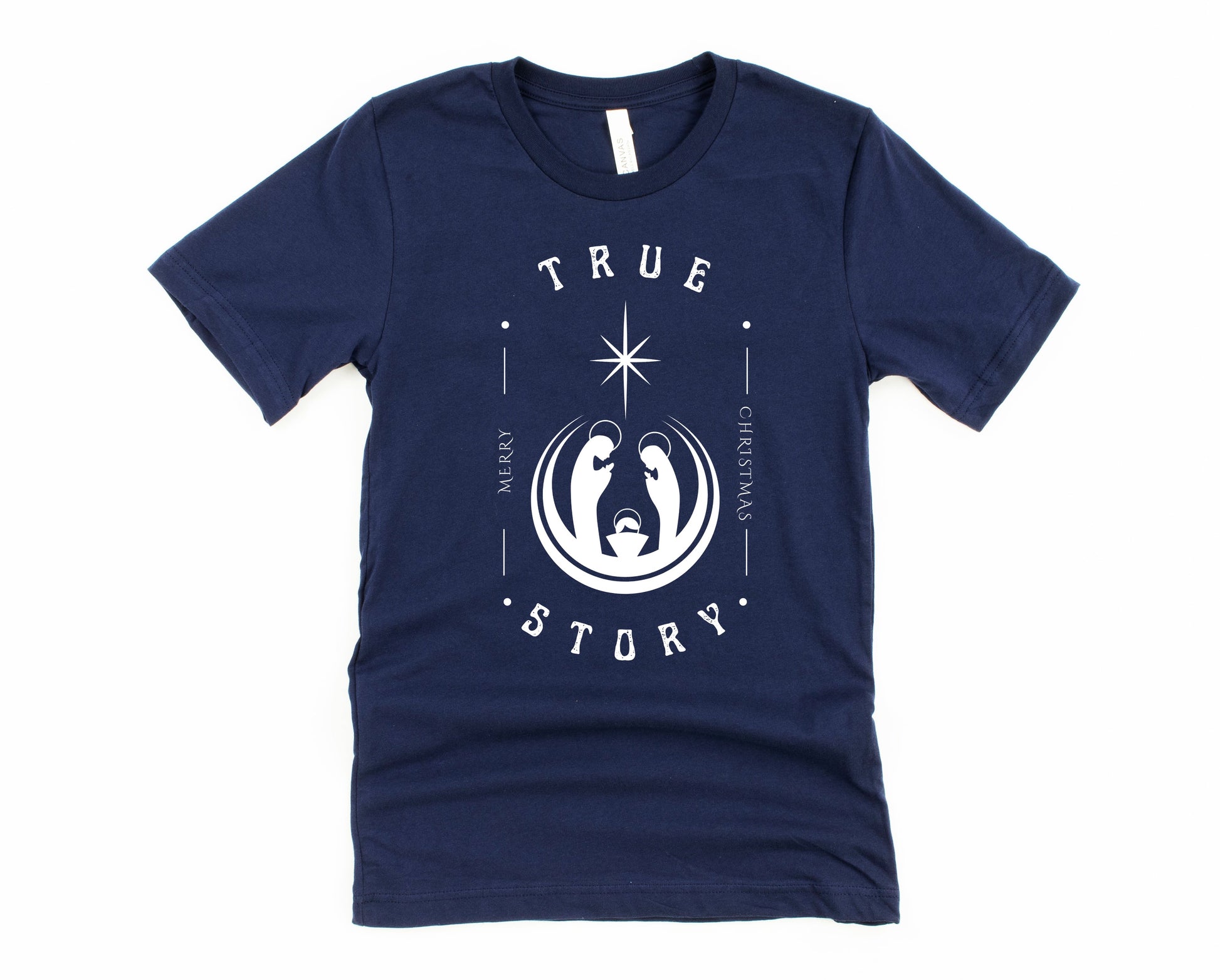 Wholesale True Story Graphic Tee - Navy