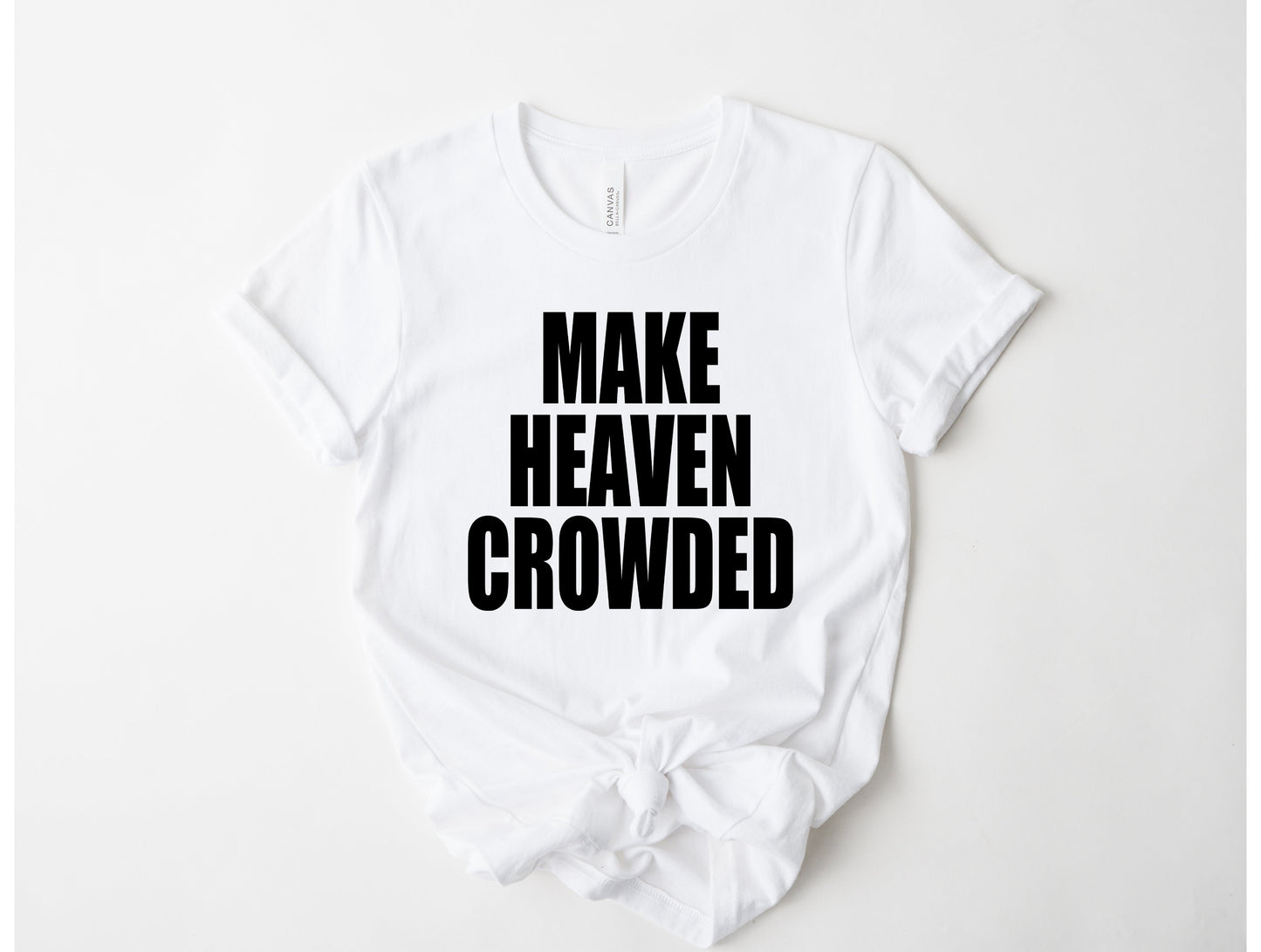 Wholesale Varsity Make Heaven Crowded Graphic Tee - Grey Sweatshirt