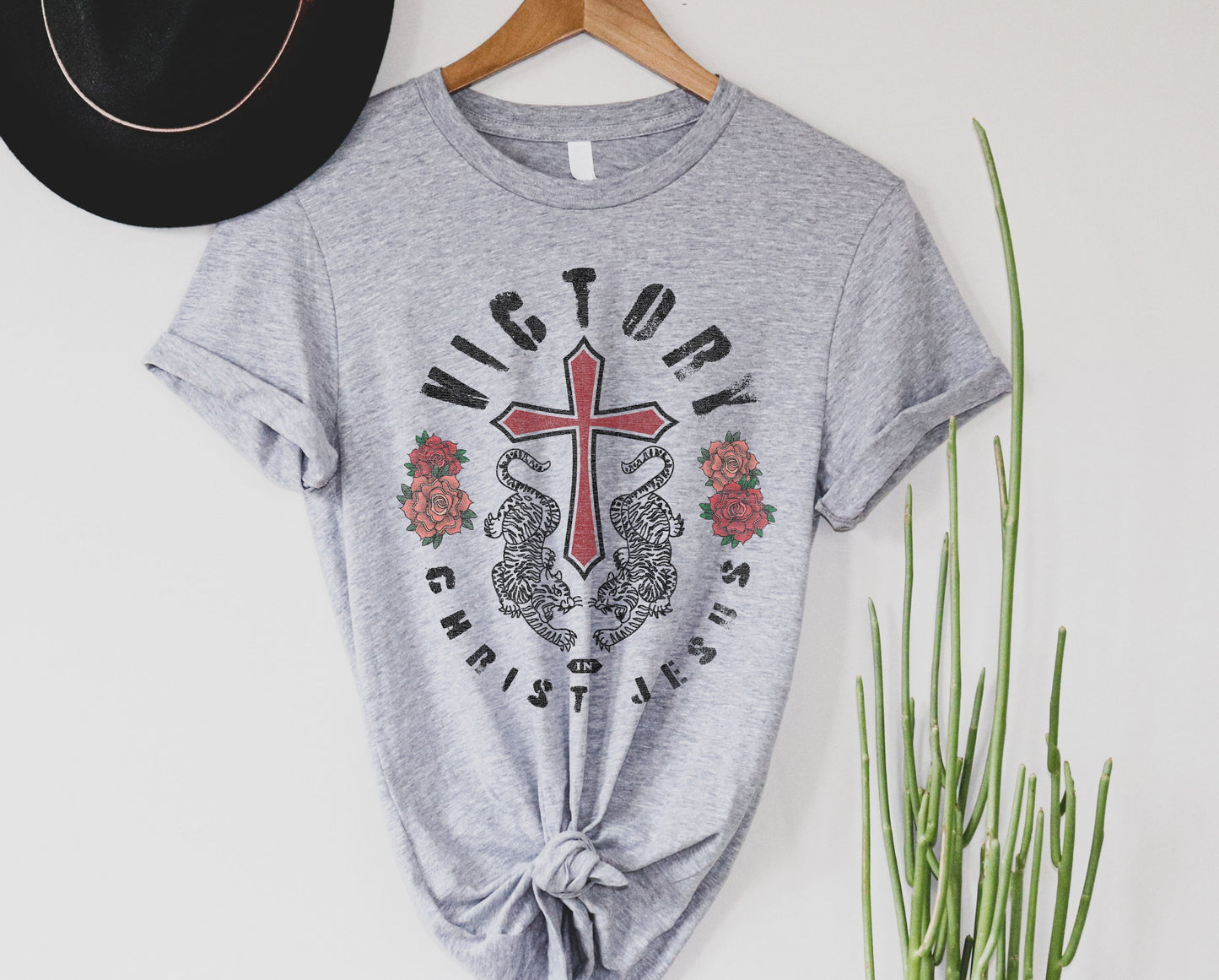 Wholesale Victory Graphic Tee - White