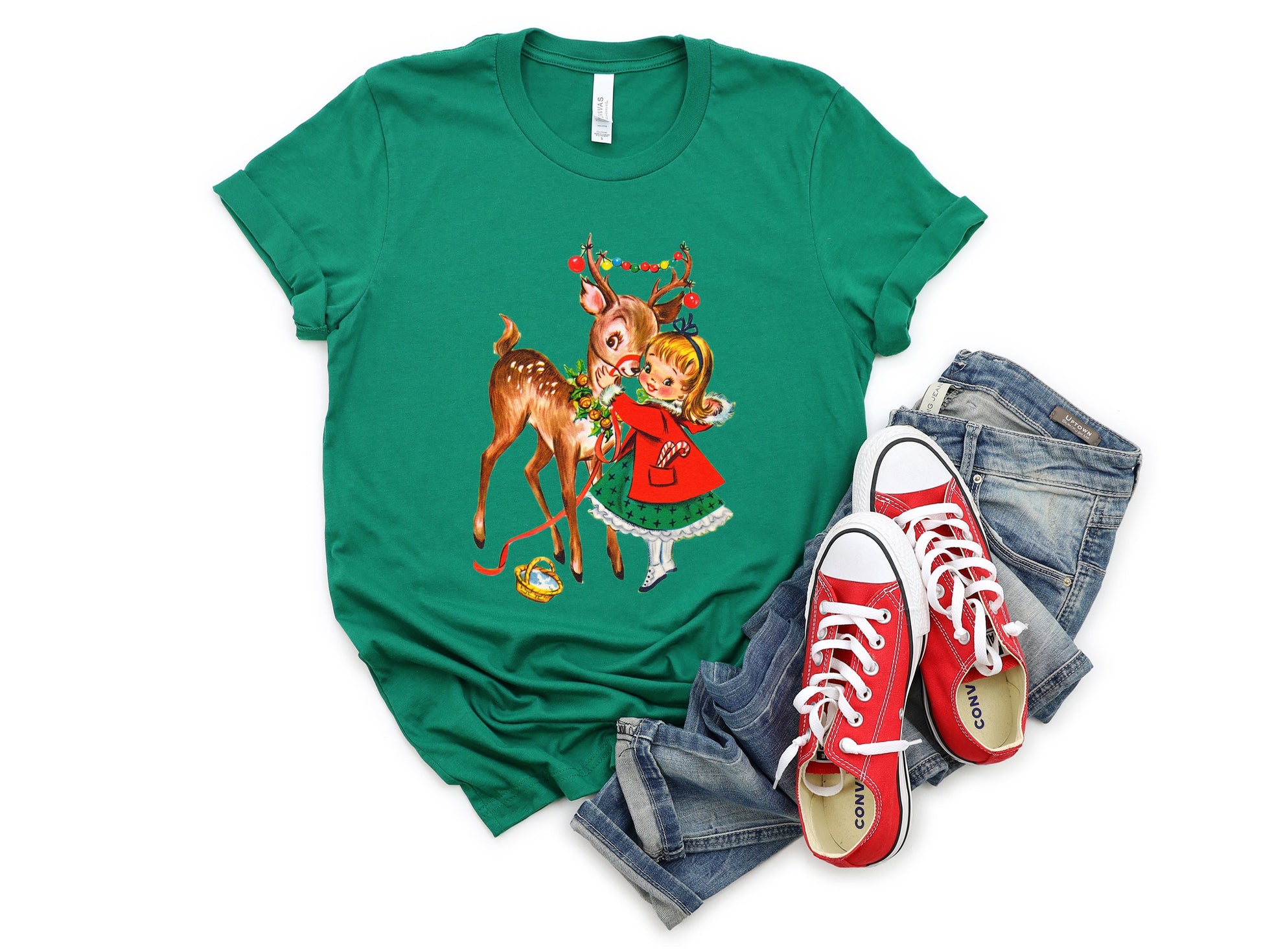 Wholesale Vintage Deer Graphic Tee - Sand Sweatshirt