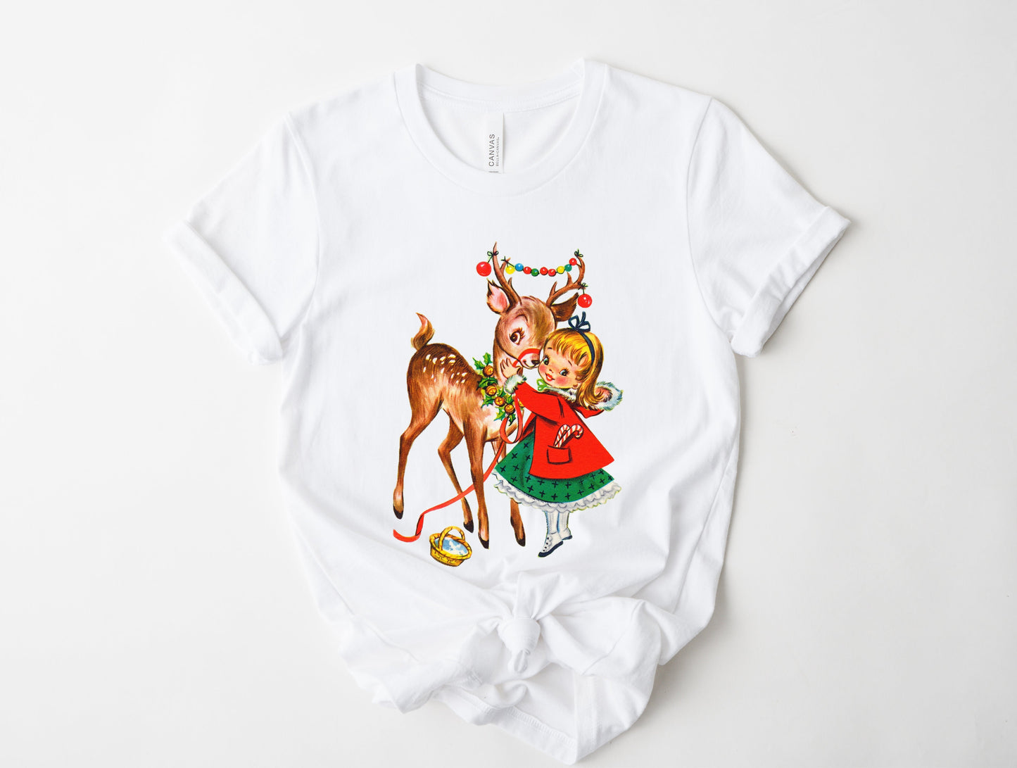 Wholesale Vintage Deer Graphic Tee - Tan Tee
