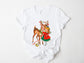 Wholesale Vintage Deer Graphic Tee - Tan Tee