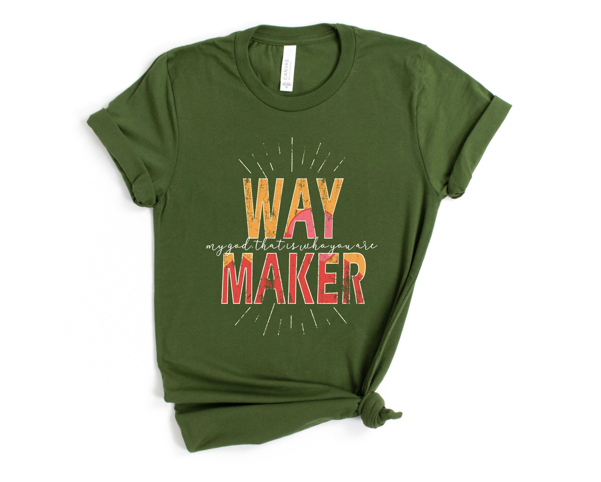 Wholesale Way Maker Graphic Tee - Maroon
