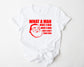 Wholesale What a Man Graphic Tee - White