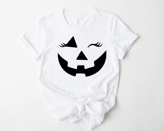 Wholesale Wink Graphic Tee - White