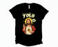 Wholesale YOLO Graphic Tee - Black