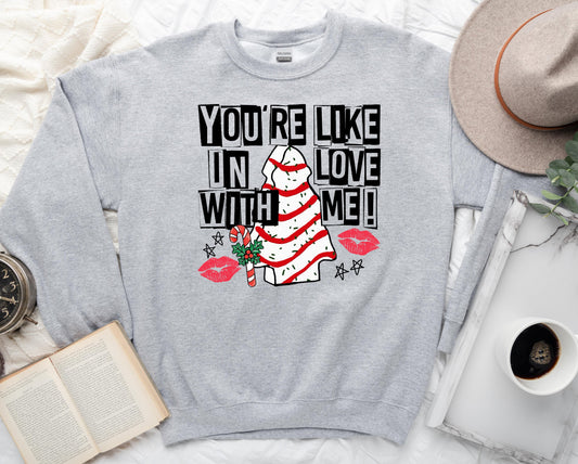 Wholesale You're Like in Love With Me Graphic Tee - Grey Tee