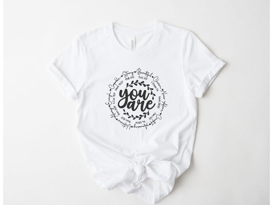 Wholesale You Are Graphic Tee - Mauve Tee