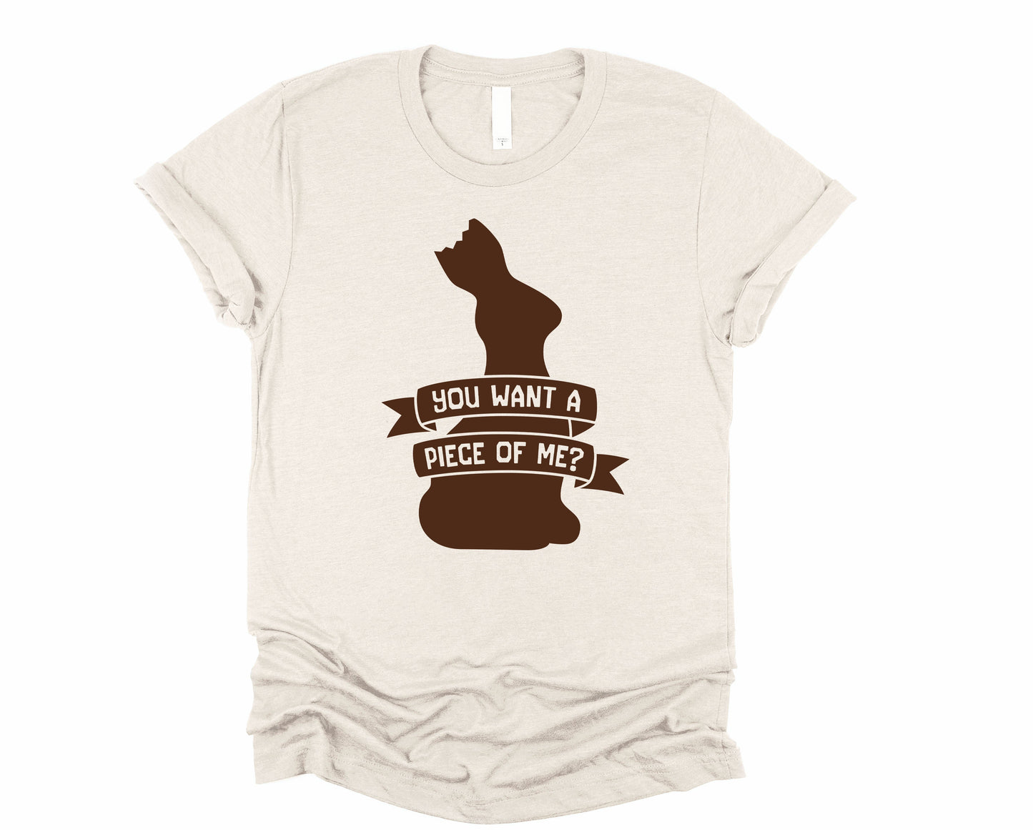 Wholesale You Want a Piece of Me Graphic Tee - Mint