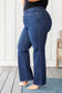 Arlo High Rise Button-Fly Straight Jeans