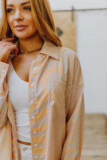  Easy On The Eyes Striped Button Up