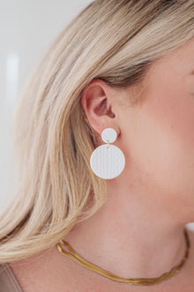  Falling Petals Earrings in Cream