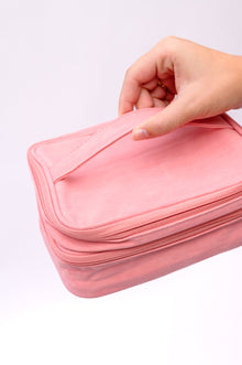  Travel Cord Organizer Case in Pink